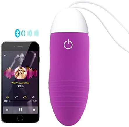 Android iOS Smart Phone App Funny Toys Bluetooth Wireless Privacy Toy Remote Control Mini Lovely Jump Egg Interesting Products comfortabler Kegel,Purple