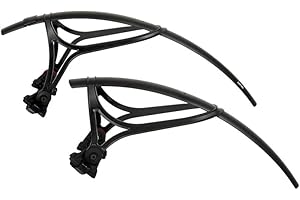 ZEFAL Shield R35 - Set de Garde-Boue pour Vélo de Route - Diamètre 700c / 28" - Garde Boue Velo Route Avant et Arrière - 343 g - Fabriqué en France, Noir