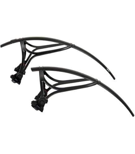 2x tringle de garde boue universelle avant arrière acier 360mm vélo