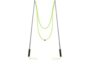 Ubitree Bacchetta per Bolle di Sapone Giganti, Bubble Wands Bolle di Giocattoli Estate Giocattolo in Acciaio Inox, Telescopica, Facile da Trasportare, per Feste in Giardino e all’Esterno