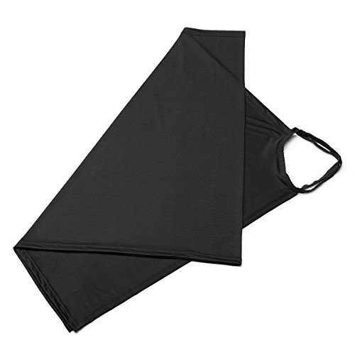 Strand Badetuch, Tezoo Sommer Top Duschtuch aus Eis-Seide Weich Soft Wearable Deep V Sexy Strand-Kleid Bademantel Handtuch Reise Spa Schwimmen Sport Mädchen Damen Verschiedene Farben 140 x 75 cm Schwarz - 5