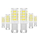 ☀ Energiesparend - Entspricht 40W G9 Halogenglühlampe, mit nur 5 Watt, sparen Sie 90% Stromkosten