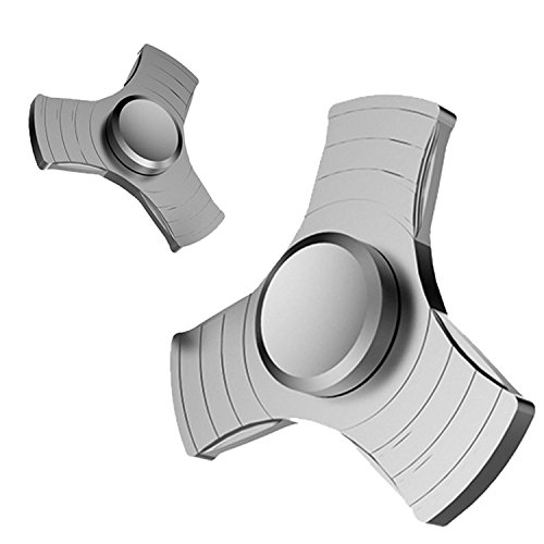 L-FENG-UK Fidget Spinner Toy Finger Hand Cube 360 Degree Rotation Perfect For Quitting Smoking, ADD, ADHD, Anxiety, and Autism for Adults and Children (Silver) L-FENG-UK Fidget Spinner Toy Finger Hand Cube 360 Degree Rotation Perfect For Quitting Smoking, ADD, ADHD, Anxiety, and Autism for Adults and Children (Silver)