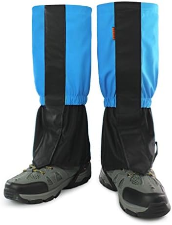 yipinco7285 Ski Snow Boot Shoes Gaiters Covers Leg Sleeves Outdoor Climbing Cover size S (Blue)