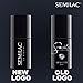 Semilac Top No Wipe for UV Hybrid Nail Polish, 7 ml