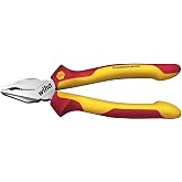 Wiha Professional electric universal pliers with DynamicJoint&reg; and OptiGrip with extra-long cutting edge 180 mm, 7" (26708)