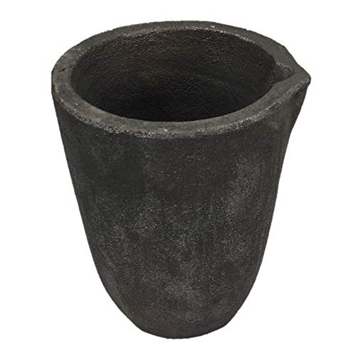 GTW Schmelztiegel Graphit für Gold, Aluminium & Weitere Metall I Fassungsvermögen 40 Kg Schwermetall / 13,4 Kg Leichtmetall I A40 I bis 1.450 °C