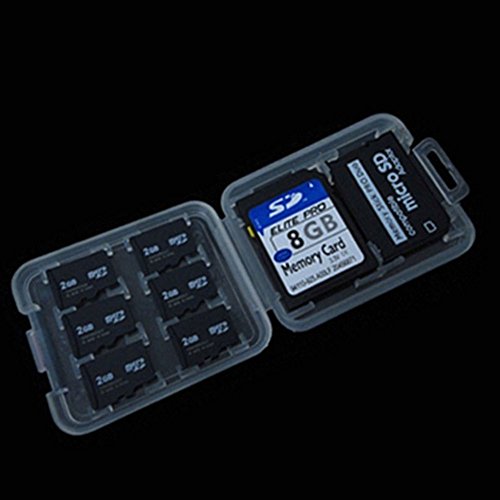 8 Slot SD / Micro SD Speicherkarte Speicher Fall. Festgeldbörse. - 4