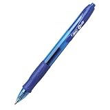 bic velocity gel .7 Bolígrafo de gel azul Bic Roller Velocity RLC11BE bola de gel retr-ctil Pen, Blue Ink, Medium, Dozen