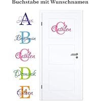 NEU Aufkleber/Sticker für Kinderzimmer - Wände,Türen, Autoscheiben/Lack uvm ***BUCHSTABE mit WUNSCHNAMEN***(Größen.- und Farbauswahl)