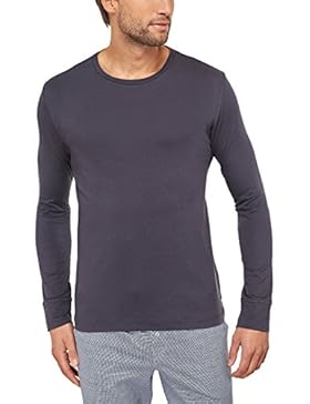 Schiesser Herren Schlafanzugoberteil Shirt Langarm