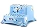 Disney Mickey Mouse Children's Toilet Training Double Step Stool - Blue Clouds