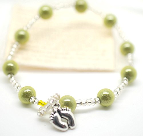 BABY BUMP FETAL KICK COUNTER BRACELET (S/M, Citrus Yellow)