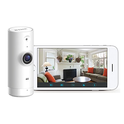 D-Link DCS-8000LH Mini Videocamera Wi-Fi, Angolo di Visualizzazione 120Â°, HD