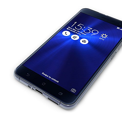 AICEK Funda ASUS ZenFone 3 ZE520KL  ASUS ZenFone 3 Funda Transparente Gel Silicona ASUS ZenFone 3 Premium Carcasa para ZenFone 3 5 2 
