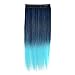 Contever® Straight 3/4 Full Head Synthetic Hair Extensions Clip On/in Hairpieces 5 Clips Beauty Hairsalon for Women's Fashion 60 CM Length - Style 3