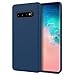 Price comparison product image MoKo Compatible with Galaxy S10 Case, Shockproof Slim Fit Liquid Silicone Gel Rubber Protective Case Soft Touch Back Cover Fit with Galaxy S10 6.1 inch 2019 - Cobalt Blue