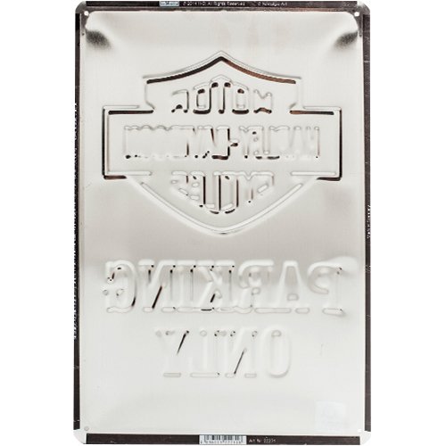 Nostalgic-Art 22231 Harley-Davidson Parking Only, Blechschild, 20 x 30 cm - 3