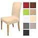 Produktbild Beautissu Stuhlhusse Mia Baumwolle - 45x45 cm Stretch-Stuhlbezug - Bi-Elastic Husse - ÖKO-TEX - sand