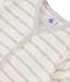 Petit Bateau Baby-Boys Salut Striped Footies, Grey (Lait/Poussiere), 3-6 Months (Manufacturer Size:6 Months)