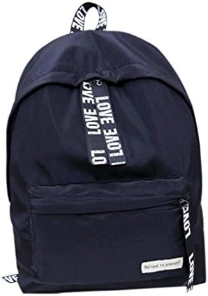 Rucksack, Quistal Girls Boys Backpack Shoulder Rucksack Marine Sailor Navy School Bags for Women Ladies Girls (Black)