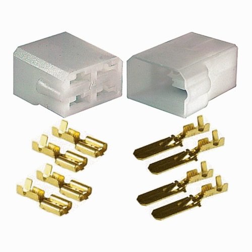 CONNETTORE 4 VIE Maschio-Femmina FASTON 6,3