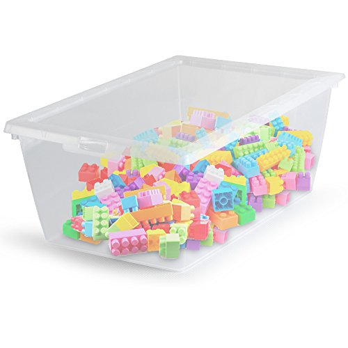 12x Aufbewahrungsbox Sammelbox Lagerbox Gerätebox Universalbox Stapelbox Schuhbox Set mit Deckel - 3