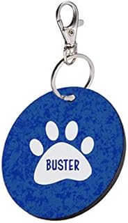 Sky Trends Round Shape Collar Locket/Pendant for Dogs & Puppy -919, Multicolour, Medium, 1 Count - Bu