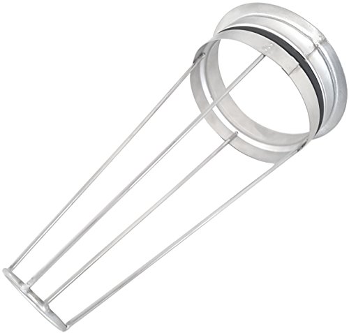Intelmann Filterkorb für 2-teiligen Ansaugturm mit Kegelfilter Ø 200, L=400mm, V2A, passend für KG-Rohr Ø 200 - 2