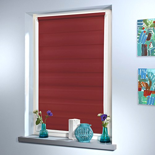 Doppelrollo Bordeaux Rot SUNWORLD - 5