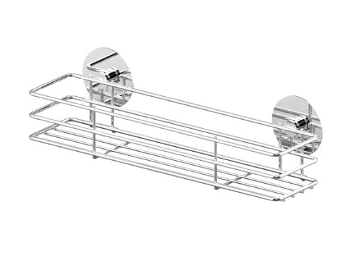 WENKO 5635100 Turbo-Loc Gewürzbord – Befestigen ohne bohren, verchromtes Metall, 30 x 9 x 8 cm, Silber glänzend - 8