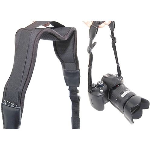 JJC Large courroie de cou en n  opr  ne avec d  gagement rapide pour Nikon D40  D40x  D50  D60  D70  D70s  D80  D90  D100  D200  D300  D300s  D600  D700  D800  D3000  D3100  D3200  D5000  D5100  D7000