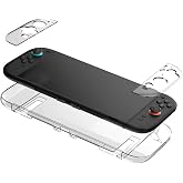 Switch 2 Şok Emici Şeffaf Komple Kılıf (Nintendo Uyumlu)