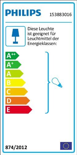 Philips myGarden Wandaussenleuchte Creek, Bewegungsmelder, 60W, schwarz, 153883016 - 2