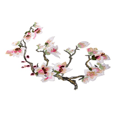 1Pcs Beliebte DIY Orchid Appliquestickerei SpitzeApplique Orchid Motive