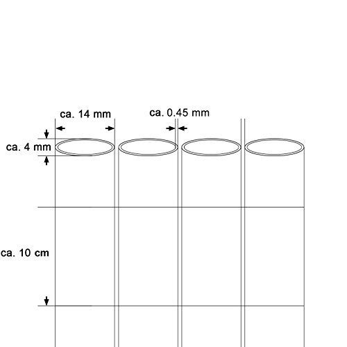 Songmics PVC Sichtschutzmatte 80 x 800 cm (Zusammengesetzt aus 2 Matten, je 80 x 400 cm) GPF088G - 6