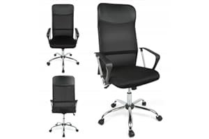 Ecarla Fotel biurowy obrotowy chrom krzesło biurowe