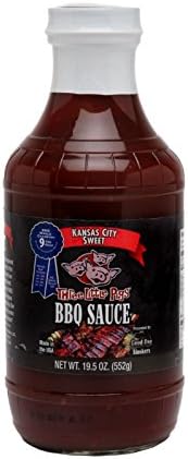 Three Little Pigs BBQKansas City Sweet' BBQ Sauce - 552g (19.5 oz)