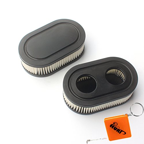 HURI Packung mit 2 Luftfilter für Briggs & Stratton Motoren 550E 550EX Eco-Plus 575EX Series 4247 5432 5432K motor Rasenmäher Ersetzt 798339 798452 593260 - 2