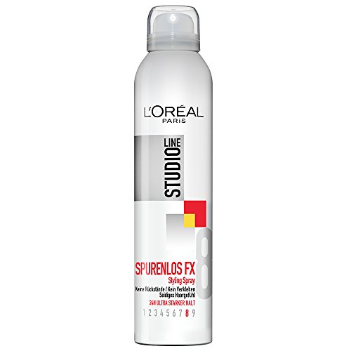 L'Oréal Paris Studio Line Haarspray Spurenlos FX Styling Spray / 24h ultra starker Halt (kein Verkleben, kein Beschweren) 6 x 250 ml