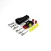 Produktbild 0,75 - 1,50 mm² Gelb 2 - Polig AMP Superseal Set wasserdicht IP 67 1.5 0,35 0,50 0,75 1,50 2,5 1-polig 2-polig 3-polig 4-polig 5-polig 6-polig Sortiment Box Kasten Steckverbinder Elektrik KFZ Steckverbinder stecker buchse gehäuse (0,75 - 1,50 mm² Gelb 2 - Polig)