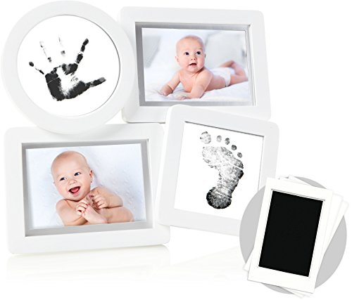 Pear Head Wood Babyprints Collage Frame with 