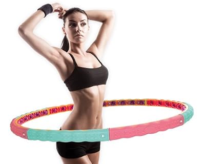 Hoopomania Anion Hoop Hula hoop 2,1 kg avec 40 aimants
