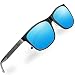 Produktbild AFARER sonnenbrille herren polarisierte fahren Al-Mg métal rahme Schwarz Blau