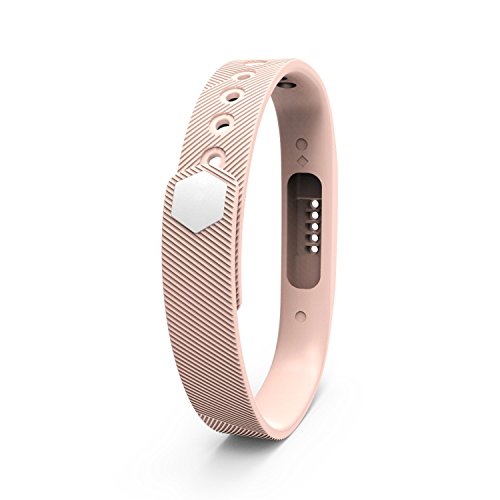 jomoq Ersatz-Handgelenkband für Fitbit Flex 2, Silikon, für 2016er Fitbit Flex 2, für Sport / Fitness, Zubehör, rose, S - 2