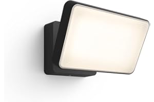 Philips Hue White Projecteur extérieur WELCOME - Noir, fonctionne avec Alexa, Google Assistant et Apple Homekit