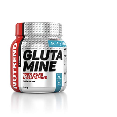 Nutrend GLUTAMINE 100% PURE 300g L-Glutamine amino acids protein complex L-glutamine lean beef, growth recovery of the skeletal muscles