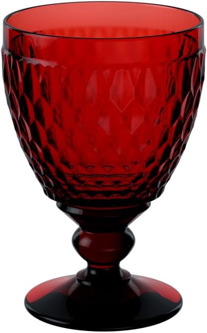 Villeroy & Boch Boston Coloured Copa, 144 mililitros, Cristal, Rojo, 1 Unidad (Paquete de 1)