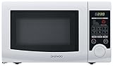  Daewoo KOR-6L3B - Microondas (Encimera, Solo microondas, 20 L, 700 W, Tocar, Blanco)
