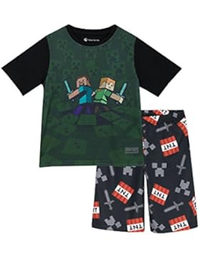 Minecraft Jungen Minecraft Schlafanzug